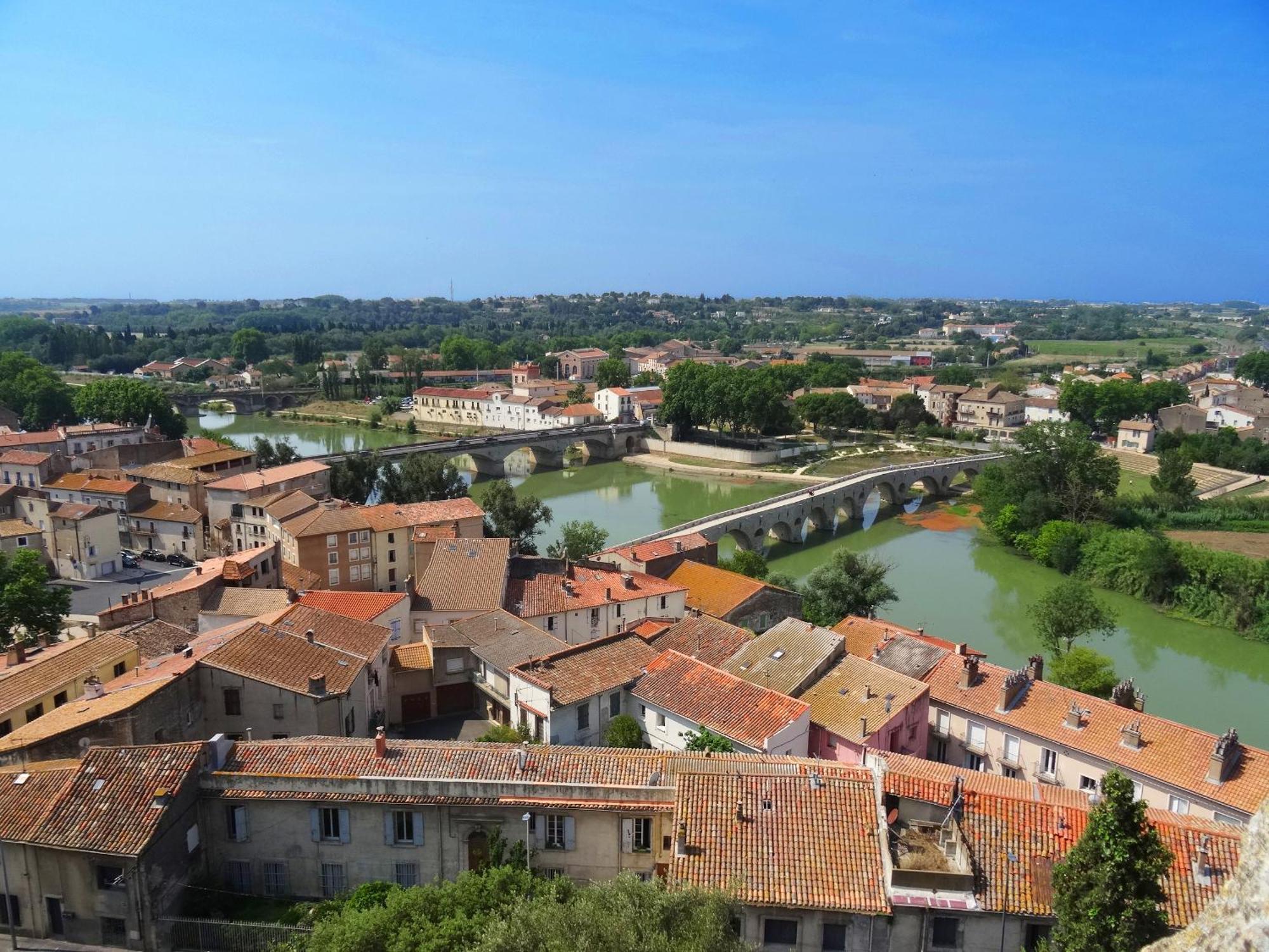 "Air D'Antan"-Meuble De Tourisme 3 Etoiles -Residence "Les Logis De Beziers"-Garage Optionnel-Coeur De Ville-Plages A 16Km ! Bagian luar foto